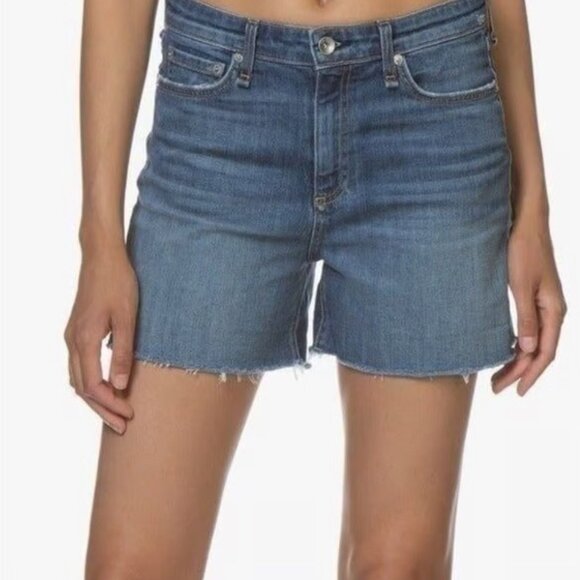 Rag & Bone Jewelry - Rag & Bone Womens Nina High-Rise Denim Shorts Size 28